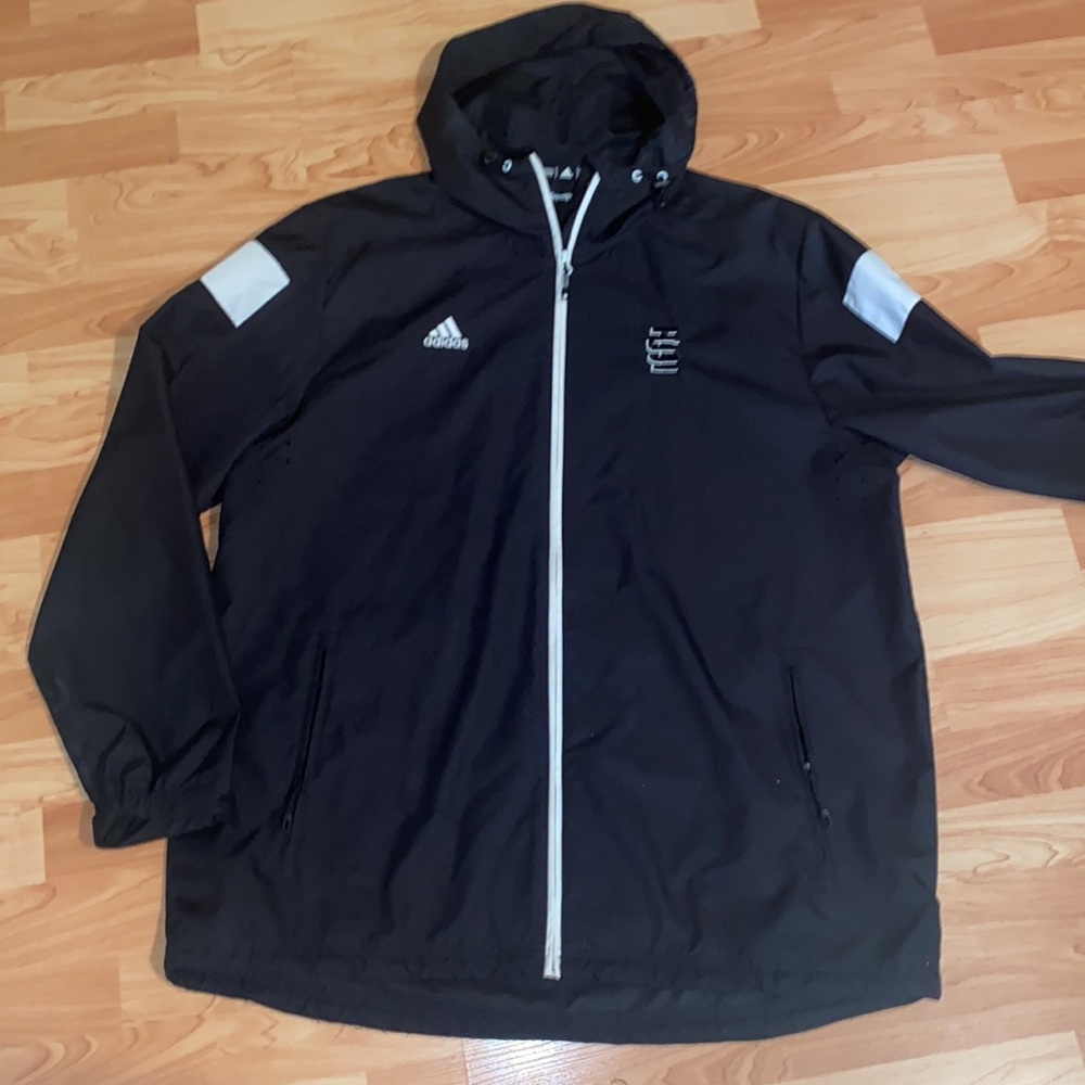 Adidas windbreaker/ warm up jacket - ID State University